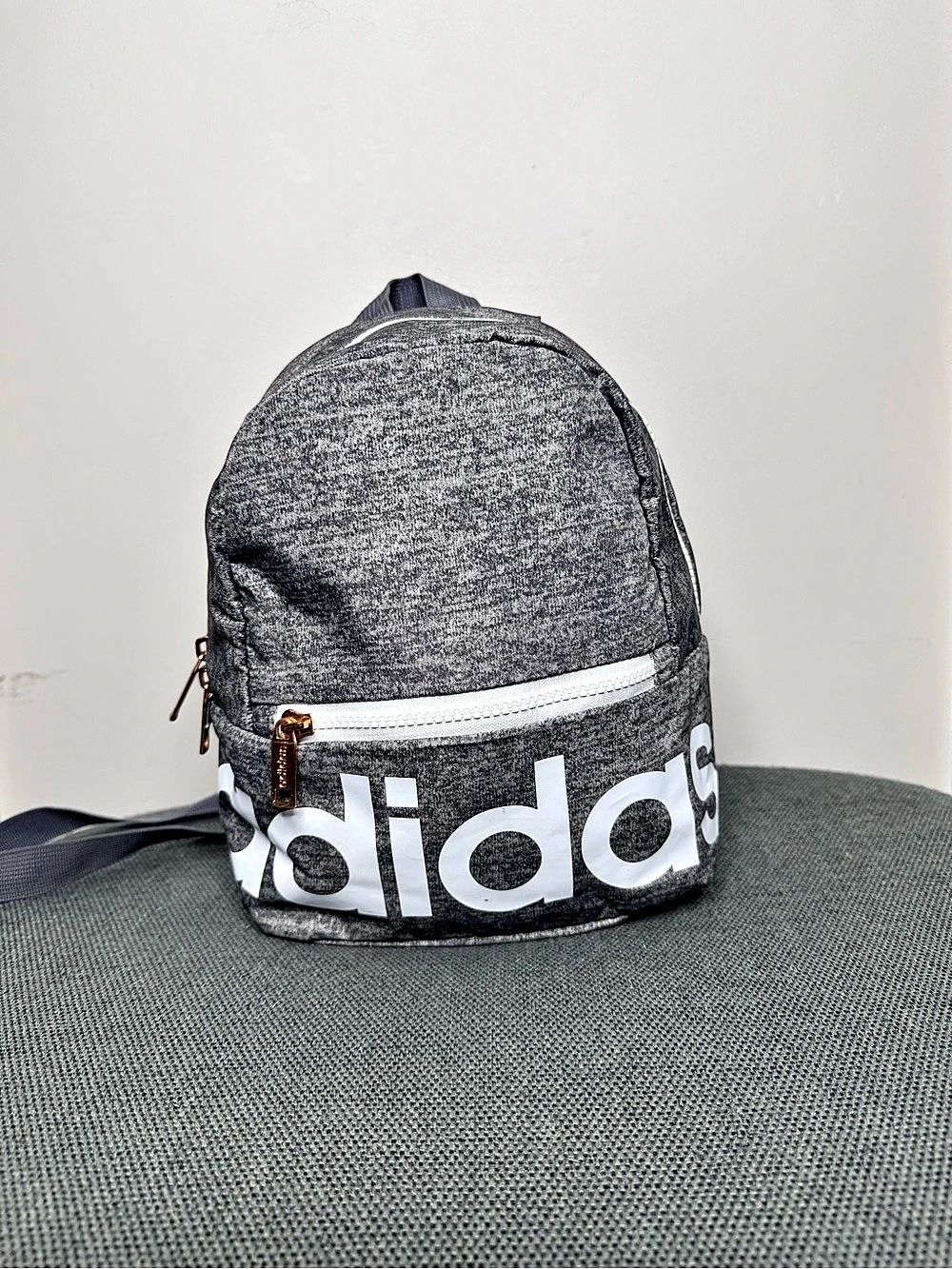 Adidas Gray & White Backpack